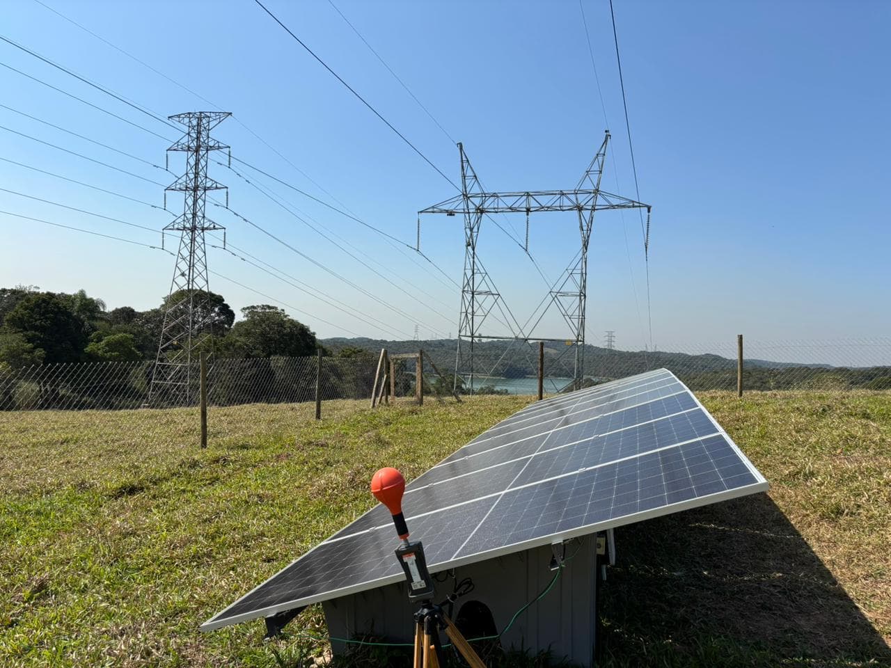 Innovative Project Explores Solar Panel Installation Beneath Transmission Lines